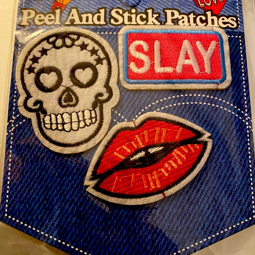 3 pack CREATIVE FUN PEEL AND STICK PATCHES